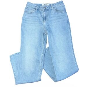 Hollister Light Blue Straight High Rise Denim Jeans 5-Pocket Women’s Size 27